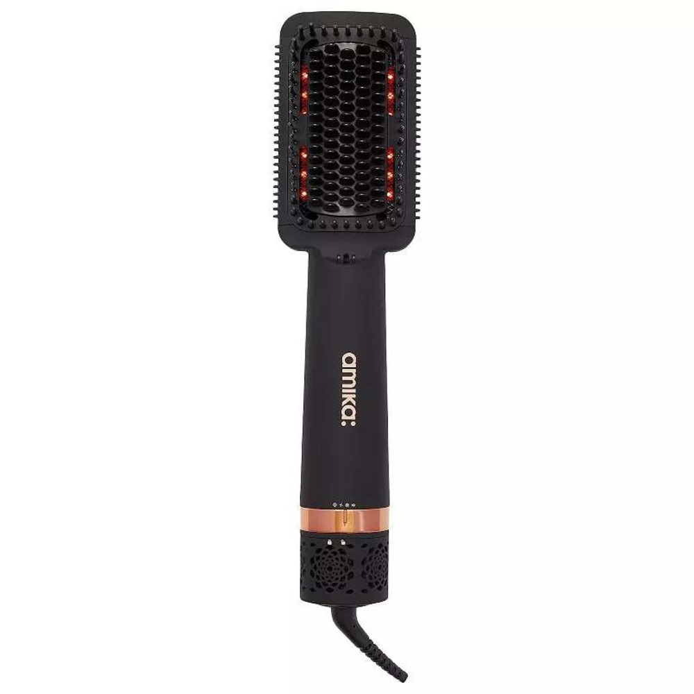 Amika Double Agent 2 in 1 Straightening Blow Dryer Brush Styling Tool